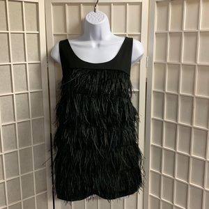 Ostrich Feather Tank Top; Ann Taylor. NWT